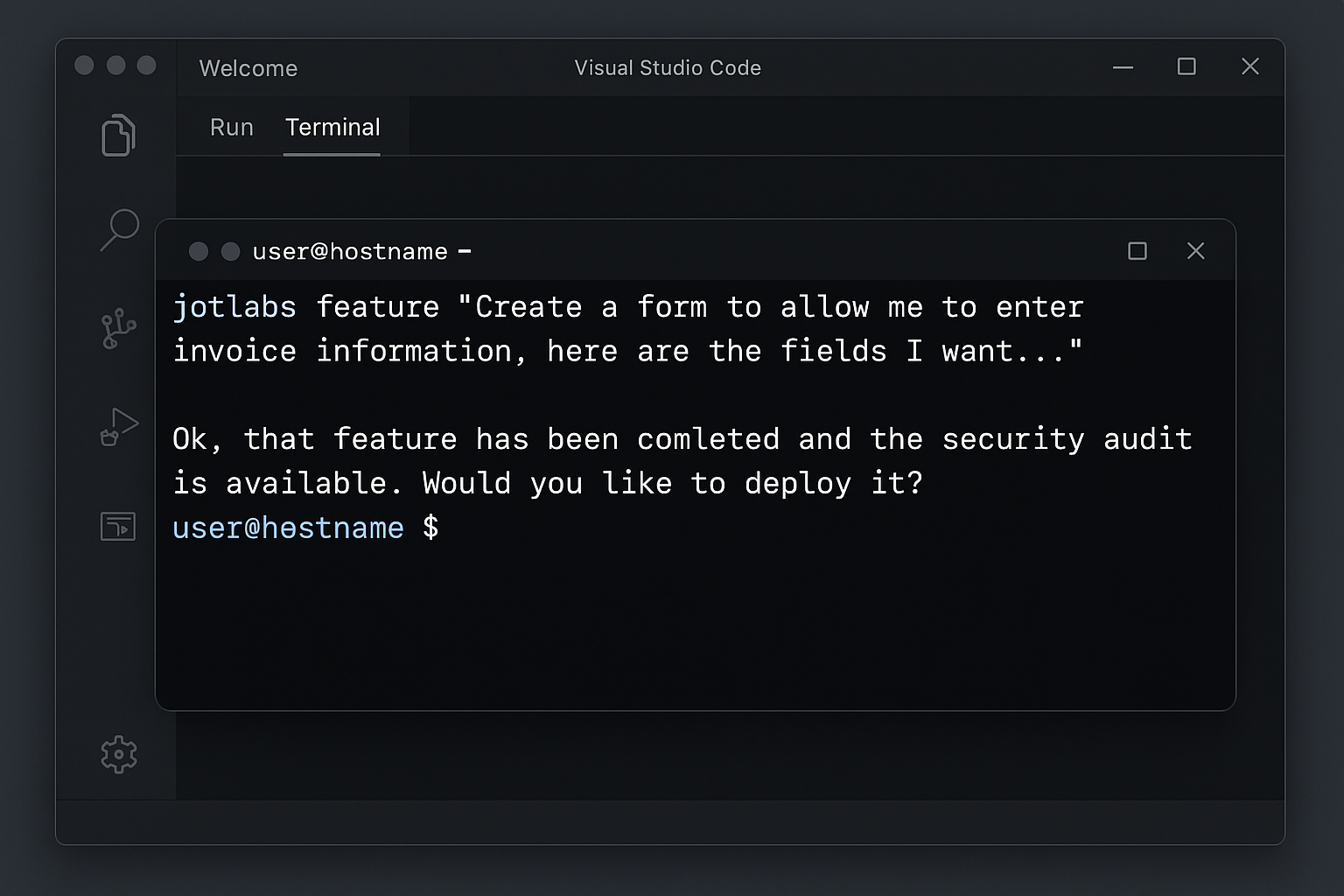 JotLabs AI Application Screenshot